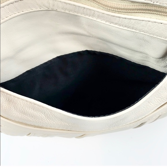 Ivory/Cream Genuine Leather Multi-Pocket Purse - Picture 7 of 9